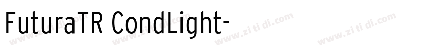 FuturaTR CondLight字体转换